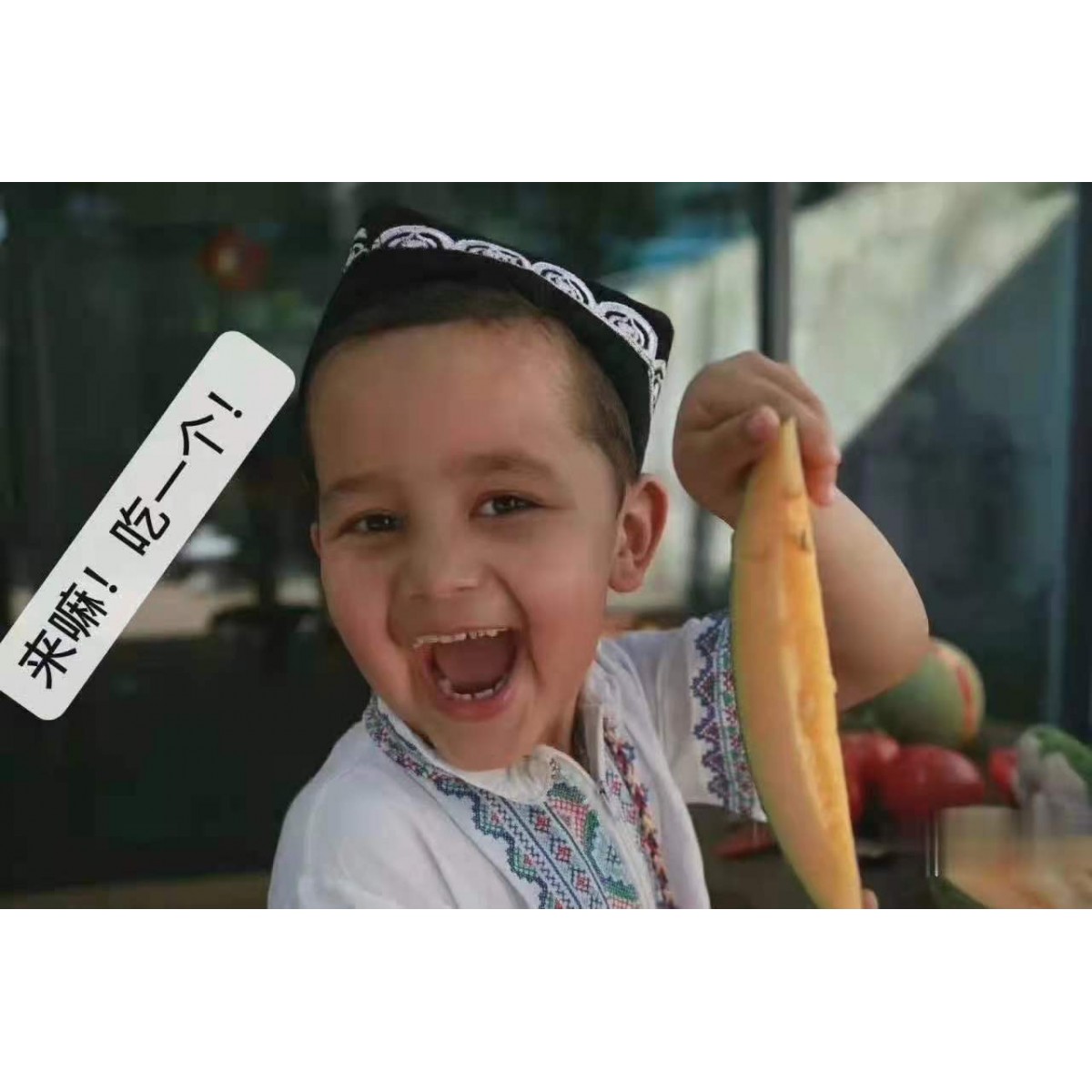 一只長在吐魯番的哈密瓜，西州蜜25號又叫“酥蜜25號”濃郁香甜，甜度驚人！??！