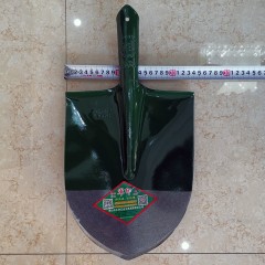 軍印全鋼綠漆尖頭鍬農(nóng)業(yè)工具鍬挖樹挖土植樹鍬錳鋼長柄鍬園林工具