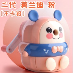 轉(zhuǎn)筆刀小學生削筆刀手搖自動進鉛卡通削筆器大女兒童機器人刨筆器
