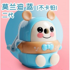 轉(zhuǎn)筆刀小學生削筆刀手搖自動進鉛卡通削筆器大女兒童機器人刨筆器