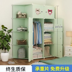 簡(jiǎn)易收納柜子家用衣柜現(xiàn)代簡(jiǎn)約經(jīng)濟(jì)型組裝塑料臥室布藝衣櫥宿舍掛