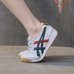 2020夏季新款阿甘鞋女薄款休閑絲綢布舒適透氣真皮小白鞋女運動鞋
