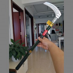 農(nóng)用鐮刀砍枝割草錳鋼金屬柄長(zhǎng)柄鐮刀砍柴刀鋒利耐用戶(hù)外砍枝