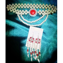 頭飾 蒙古族 頭飾 牧民手工編織 時(shí)尚頭飾用品