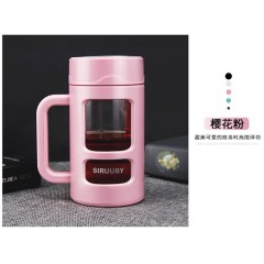 高檔玻璃杯凈品康男女過濾水杯耐熱防摔辦公杯茶杯子