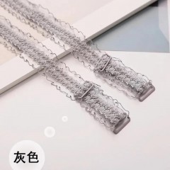 蕾絲肩帶內衣帶子透明隱形防滑文胸胸罩帶可拆卸外露性感美背交叉