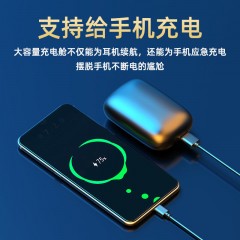 不入耳無線藍(lán)牙耳機(jī)雙耳掛耳運(yùn)動(dòng)蘋果viv華為oppo安卓通用
