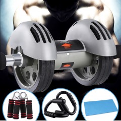 回彈健腹輪腹肌輪男女士收腹?jié)L輪瘦腰肚子腹肌訓練器運動健身器材