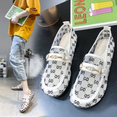 2020夏季新款平底網(wǎng)面套腳一腳蹬女單鞋百搭網(wǎng)紅孕婦懶人豆豆鞋潮