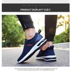 2019夏季鱷魚(yú)男透氣墊運(yùn)動(dòng)鞋休閑鞋透氣網(wǎng)面跑步鞋慢跑鞋