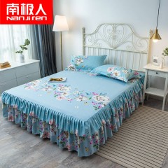 【南極人】單件防滑床裙不褪色床罩床圍床蓋席夢(mèng)思保護(hù)套