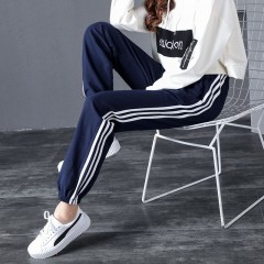 2020新款運動褲女寬松百搭抽繩束腳褲夏季薄款顯瘦ins學(xué)生休閑褲