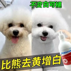 沐浴露比熊白毛狗狗專用去污美白去黃去淚痕殺菌除臭驅蟲寵物香波